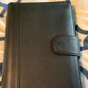 Levenger Leather Black Softfolio Junior